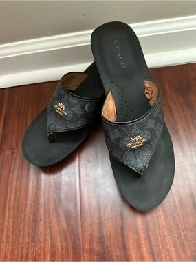 Coach | Shoes | Coach Gwen Sig Sandals | Poshmark